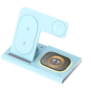 Multi-devices Magnetic Wireless Charging Bracket Stand & Holder for Mobile Phone & Watch and Earphone/headphone